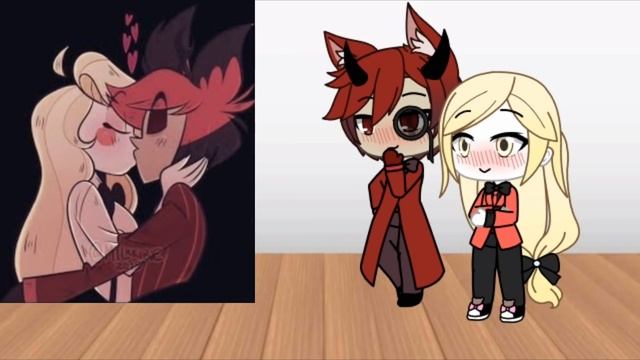 Реакция на шипы//Аластора и Чарли//Gacha life//(1#) смотреть онлайн