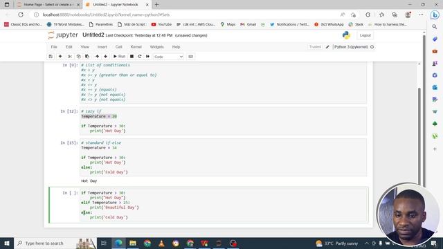Day 67 - 90 days of Analytics : Python If Statement смотреть онлайн