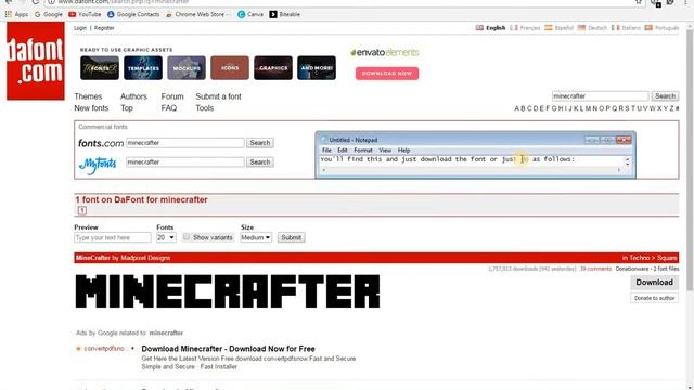 How to get a MINECRAFT font??? смотреть онлайн