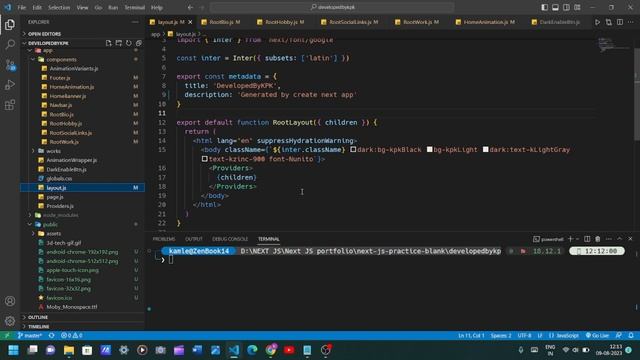 Add a favicon in Next.js proj | @DevelopedByKPK смотреть онлайн