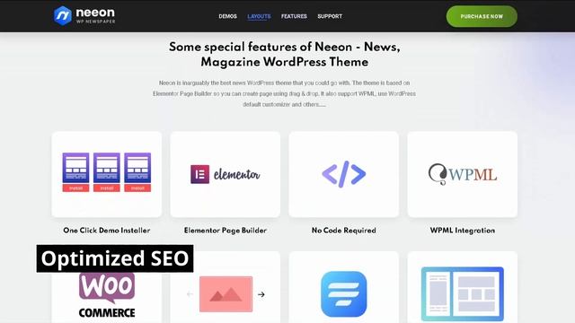 Neeon News Magazine Website ★ WordPress Themes & Templates ★ смотреть онлайн