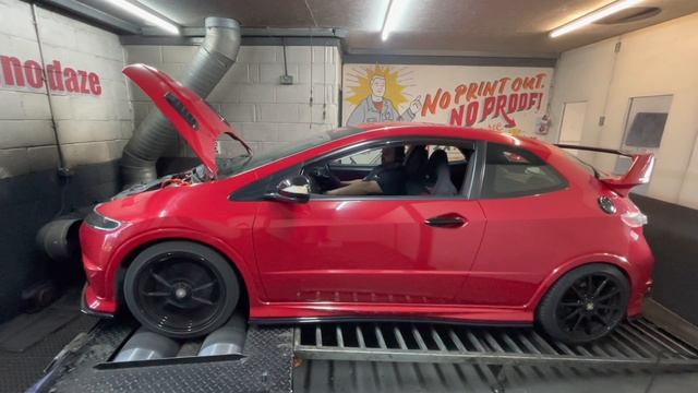 AWESOME Honda Civic FN2 Civic Type R Skunk2 Inlet Tegiwa 70mm Exhaust And Ecutek Remap
