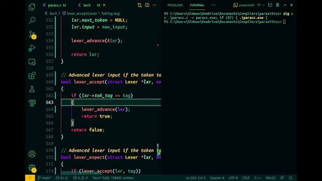 Parasitic C: Recursive Descent Parsing (Pt. 5) смотреть онлайн