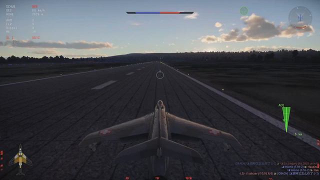 War Thunder 7 kill streak (air ab) Hunter F.58 Stock grind смотреть онлайн