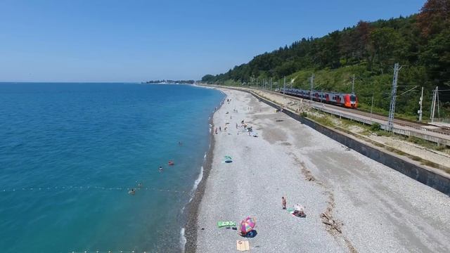 Лазаревское Солоники море Курорт 2016 4К(полный экран) смотреть онлайн