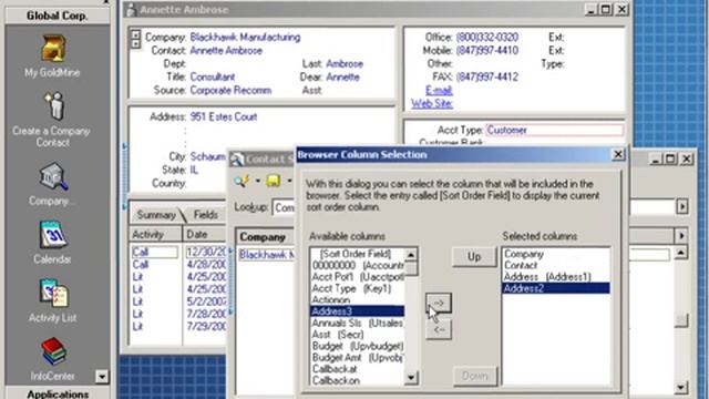 Exporting GoldMine Contacts to Excel смотреть онлайн