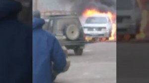 Отогрев авто закончился сгоревшей иномаркой в Хабаровске