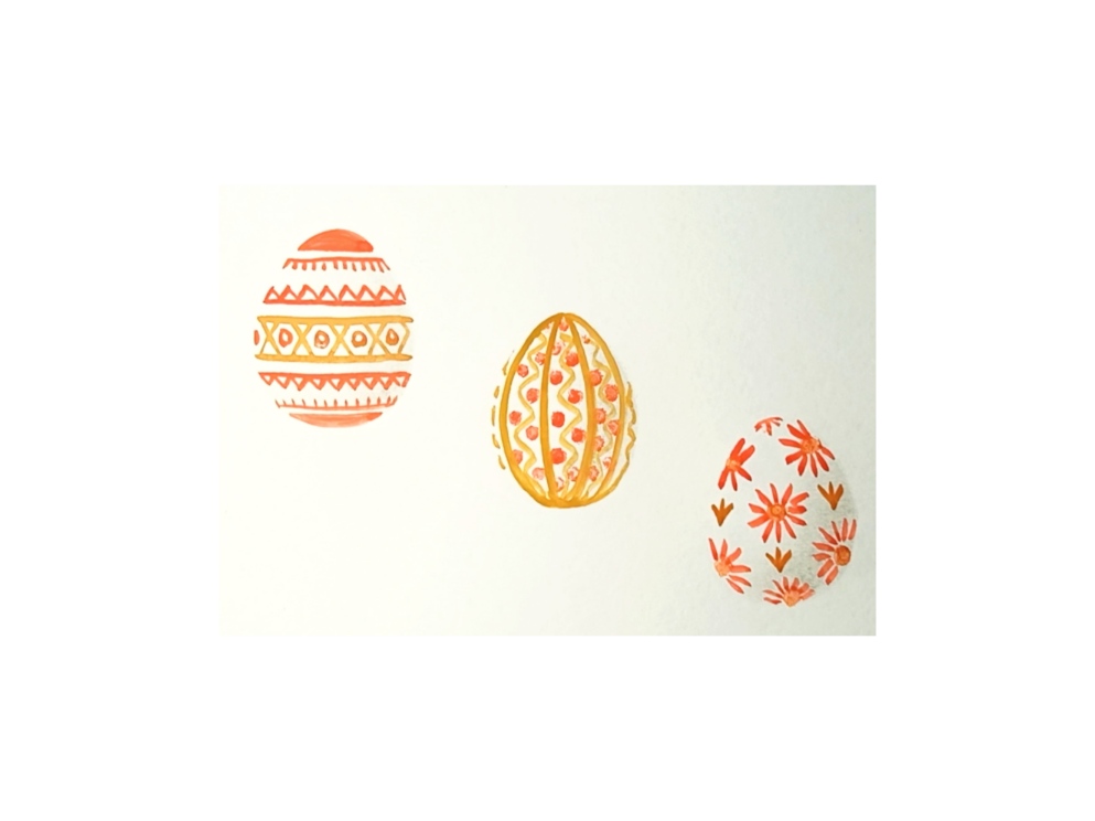 Как просто расписать яйца двумя красками. смотреть онлайн