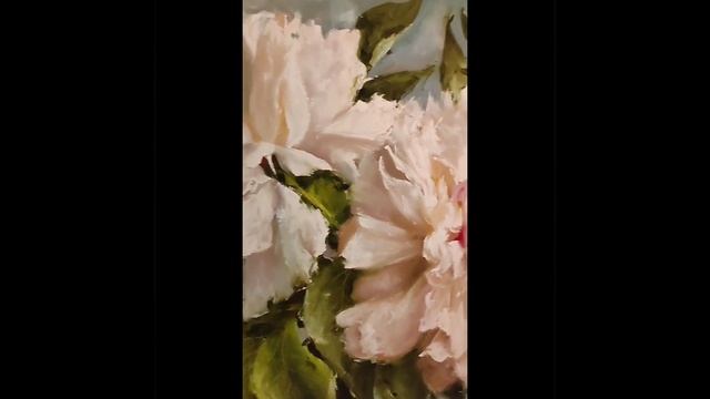 Интерьерные картины с пионами. Диптих.художник Юртаева Ольга смотреть онлайн