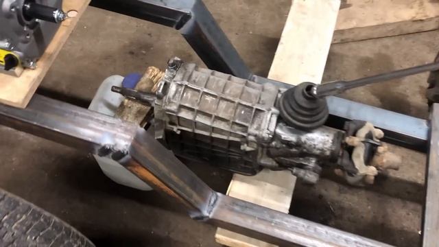 [МТ-12] Рама на самодельный минитрактор. Примеряю агрегаты! смотреть онлайн