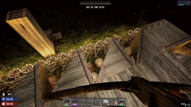 7 DAYS TO DIE -ALPHA 15 - EP16 - Day 35 Horde Lag Fest смотреть онлайн