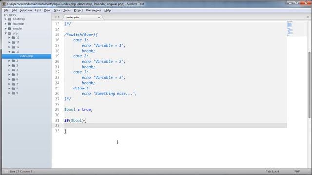 Урок 13 Альтернативный синтаксис PHP смотреть онлайн