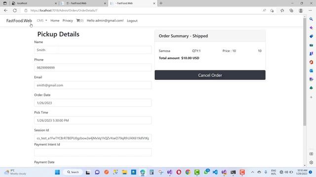 Online Fast-food Delivery Project in ASP.NET CORE | Day-16 смотреть онлайн