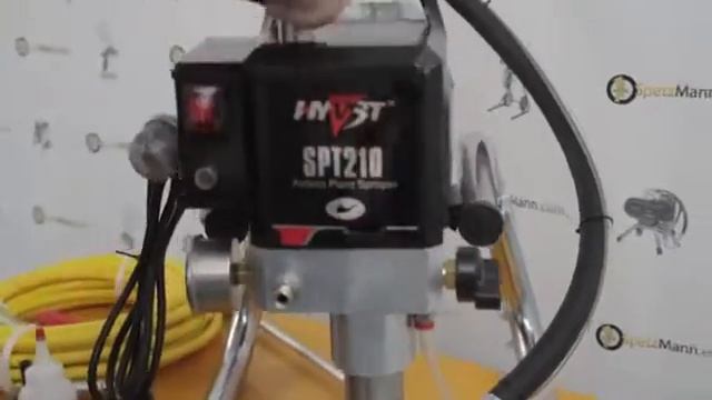Аппарат "SPT210 Окрасочный" безвоздушного распыления для покраски под высоким давлением "Hyvst" смотреть онлайн