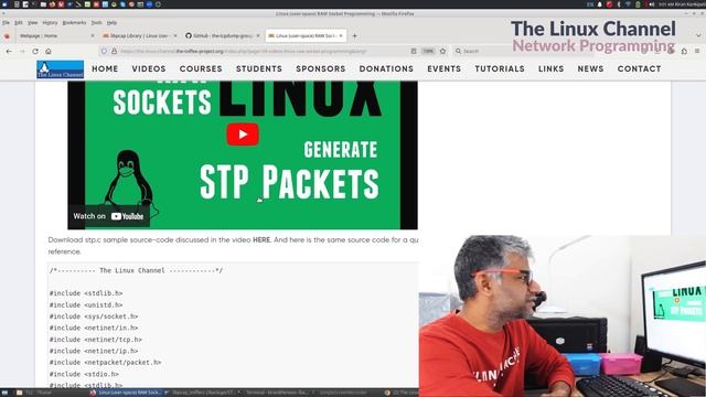 x26e Porting Sample libpcap C code to Raw Sockets | User-space Network Stack Framework - Part 1 смотреть онлайн