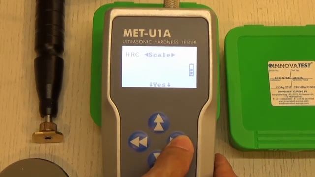 Ручной твердомер MET U1A (INNOVATEST, Голландия) смотреть онлайн