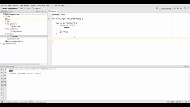 Kotlin Tutorial #21: Using break and continue смотреть онлайн