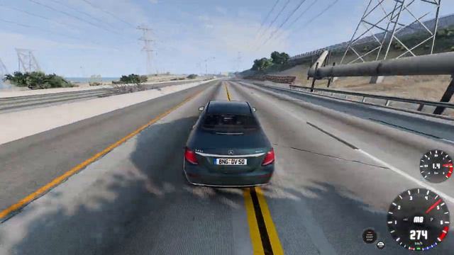 Mercedes Benz E-Class "w213" (2017) in BeamNG #542 смотреть онлайн