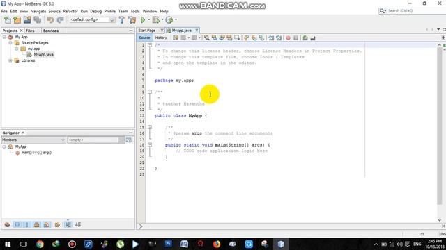 02 New Project and run a code java and Netbeans sinhala Tutorials смотреть онлайн