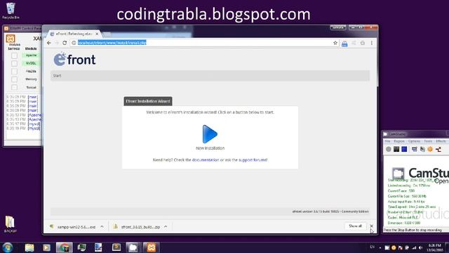 Install eFrontLMS v3.6.15.5 on Windows 7 localhost XAMPP 5.6.28 - opensource PHP LMS eLearning byAO смотреть онлайн