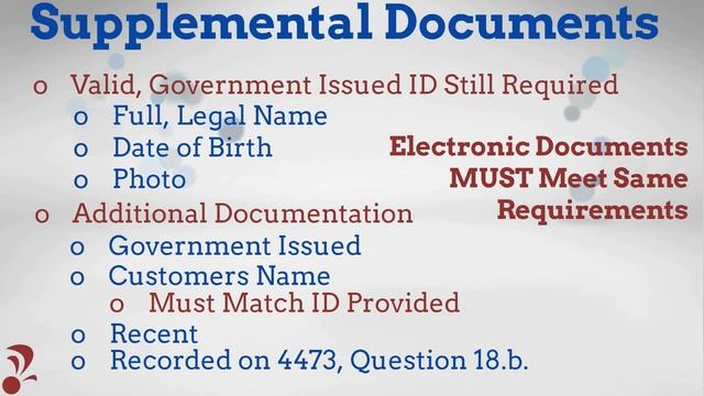FFL Tutorial - ATF Form 4473 ID Requirements смотреть онлайн