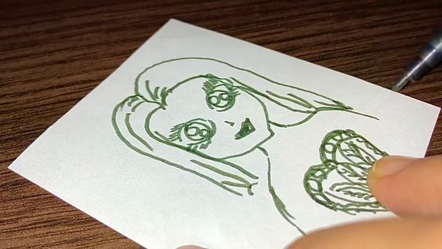 Как сделать нарисовать милую девочку / принцесса/просто рисуем/рисунок/легко анимэ смотреть онлайн