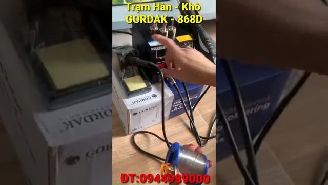 Trạm hàn khò Gordak 868D 2 màn hình hiển thị смотреть онлайн