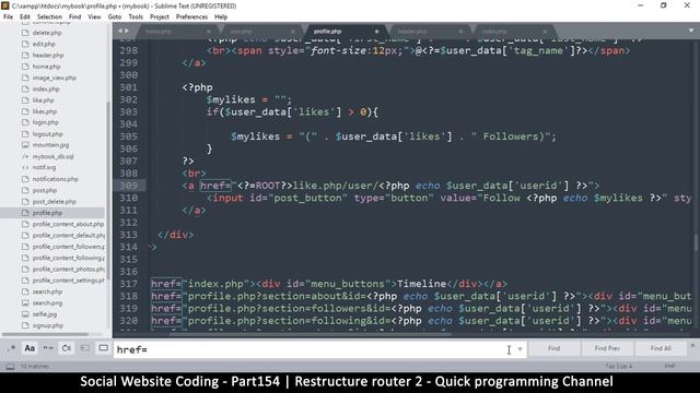 Social Website from scratch - Part 155 - Restructuring the router 2 | OOP PHP with MYSQL Database смотреть онлайн