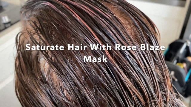 Results Of Using Wella Color Fresh Mask (ROSE BLAZE) on Light Brown Hair смотреть онлайн