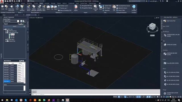 Plant 3D - Quick Xref insert and binding смотреть онлайн