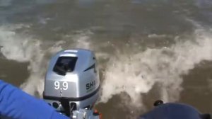 Обкатка лодочного мотора Шармакс