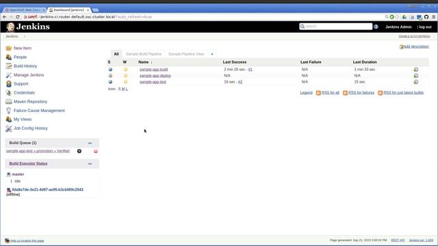 [R&D]: OpenShift Jenkins with Kubernetes plugin смотреть онлайн