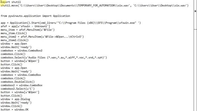 12 SWAPY PYWINAUTO AUTOMATING OPERATIONS. PYTHON CODES INCLUSIONS смотреть онлайн