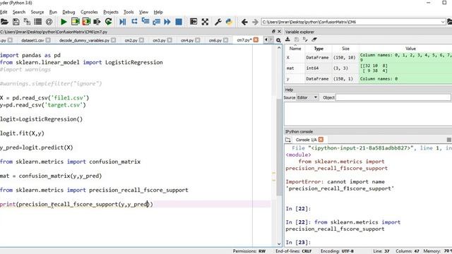 Confusion Matrix | ML | AI | Performance measure using Precision Recall and F1 Score - P7 смотреть онлайн