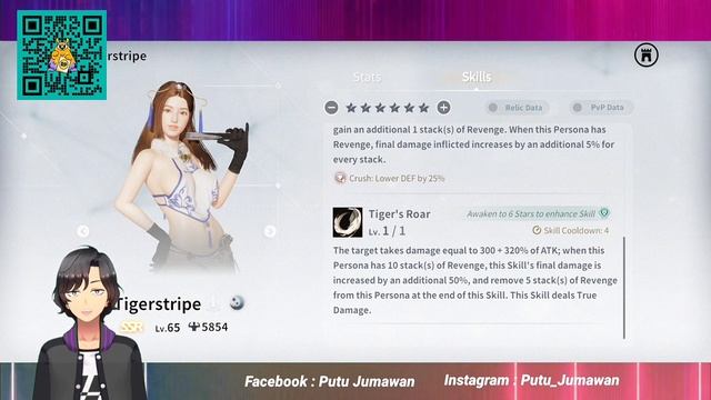 TIPS BUILD + REVIEW SSR PERSONA ROUFFE - TIGERSTRIPE SUPER DPS REVENGE [ Rise of Eros ] смотреть онлайн