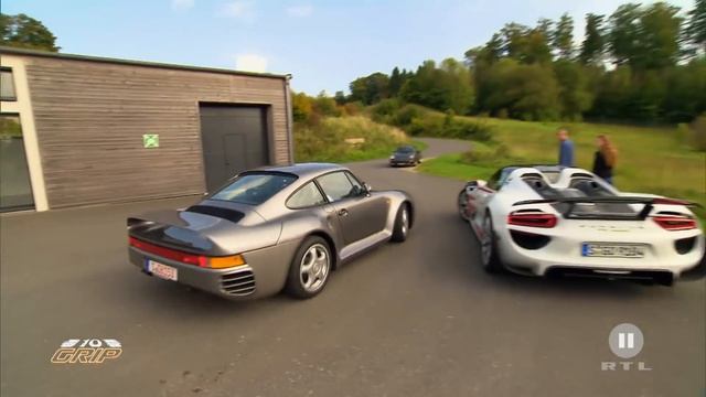 Welcher Porsche-Supersportler ist besser? | 959 vs. 918 Spyder | GRIP смотреть онлайн