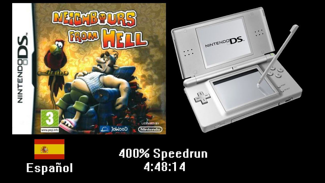 Neighbours from Hell Nintendo DS (Español) 400% Speedrun 4:48:14 смотреть онлайн