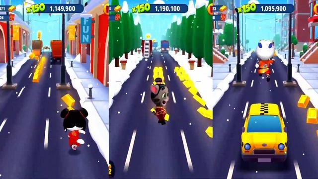 Talking Tom Gold Run Удачливая Анжела VS Генерал Том VS Кунфу Хэнк: Кто круче? Фестиваль Удачи смотреть онлайн