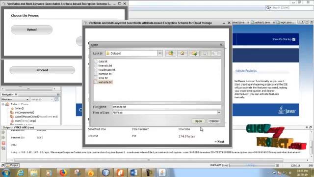 JAVA Cloud Computing Project Attribute-Based Encryption Scheme ClickMyProject смотреть онлайн