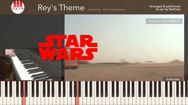 Rey's Theme (Violin + Piano Cover) Star Wars смотреть онлайн