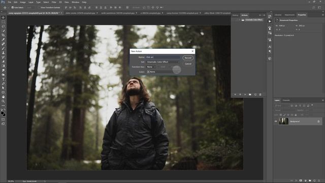 [FREE Preset] Cinematic Color Grading Effect Photoshop Tutorial [Movie Look Effects]