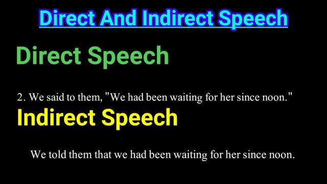 Direct And Indirect Speech Of Past perfect Continuous Tense | Wealth Of Knowledge Corner смотреть онлайн