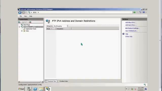 How to allow specific IP addresses to an FTP site in IIS on a Windows 2008 R2 server смотреть онлайн