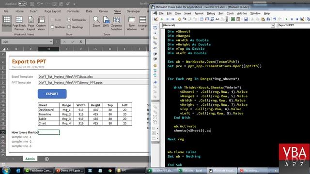 Automate PowerPoint Presentation using VBA. Excel PowerPoint Integration смотреть онлайн