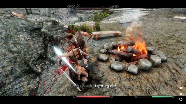 TESV: Skyrim - Combat Animation Mod: Dual Wield Attack Power Foward Replacer смотреть онлайн