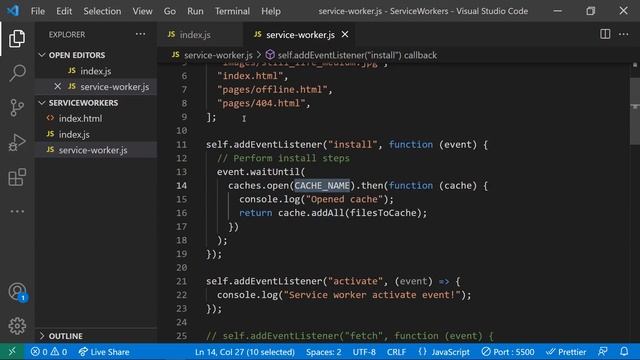 Service Workers In JavaScript | Offline-experience | Push Notification | Background sync смотреть онлайн