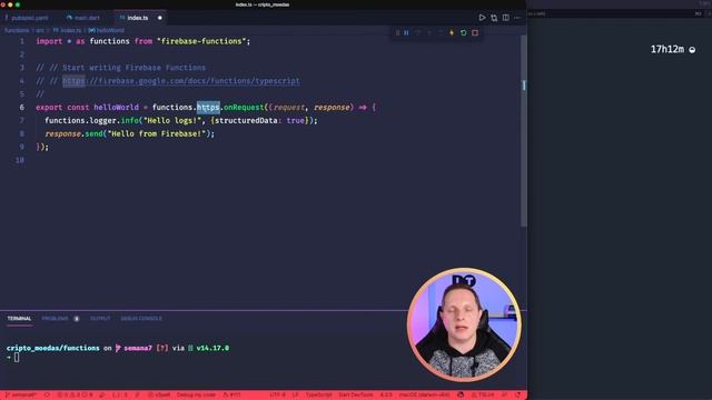 Flutter e Serverless - Sincronizar o Firebase com o Notion usando Cloud Functions | Curso de Flutte смотреть онлайн