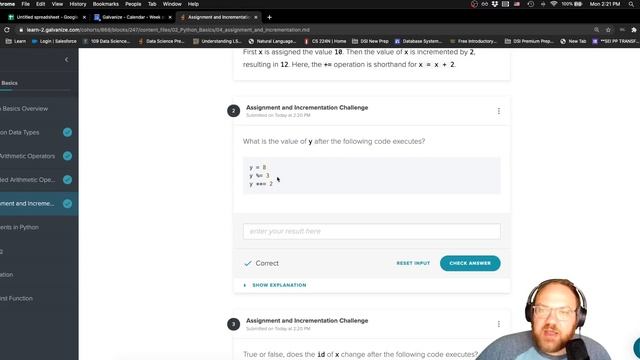Python Basics - Assignment and Incrementation - Challenges #1 and #2 смотреть онлайн