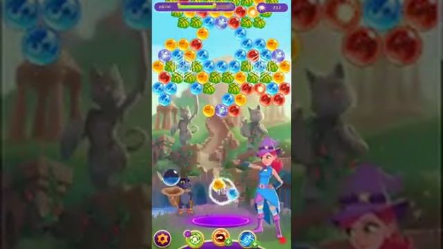 Bubble Witch 3 Saga Level 518 No Boosters ⭐️⭐️ смотреть онлайн