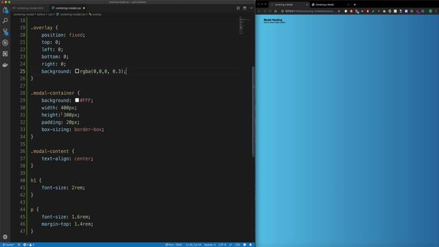 81 Centering a modal dialog смотреть онлайн